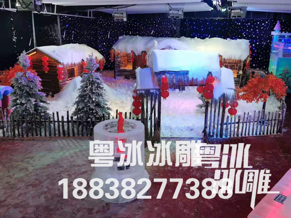 人工造雪雾化雪自然雪景